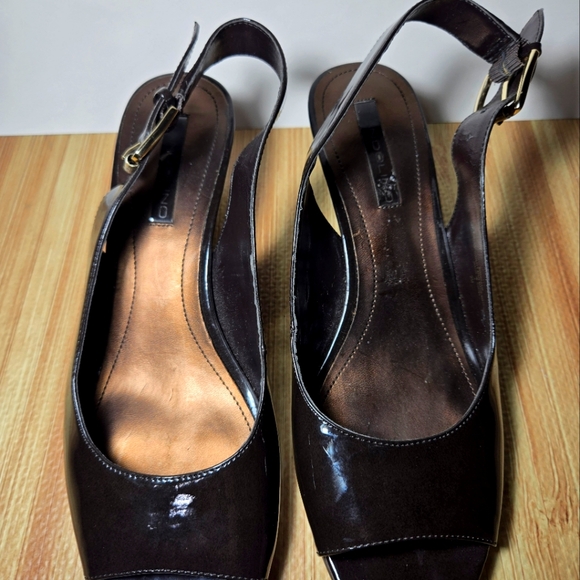 BANDOLINO Rollup Wedge Women's Size 9 with 2 1/4 inch Animal Print Heels - Picture 5 of 5